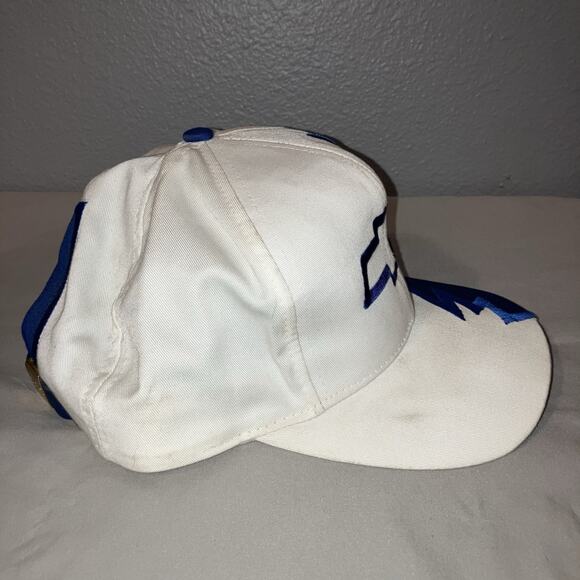 Hat Chevrolet Chevy White Shark Tooth Vintage Adjustable Strapback Baseball Cap - Picture 4 of 9